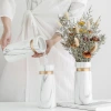 A best-selling product on Amazon in Europe and America, a water-transfer printed marble vase, a simple home ceramic flower arrangement and creative decoration Application Scenario